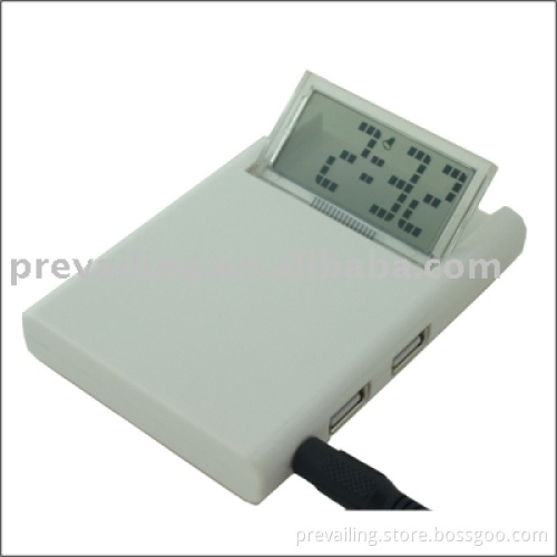 Alarm clock with 4 ports USB HUB